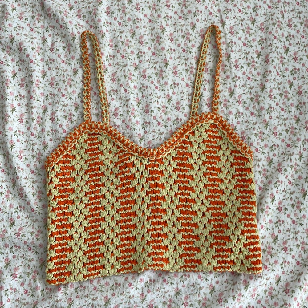 Zara crochet top
